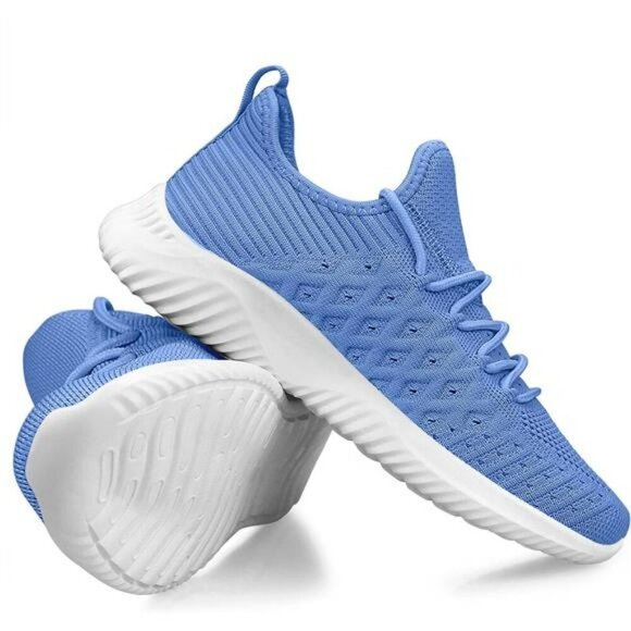 Feethit Womens Slip On Walking Shoes Lightweight Non Slip Running Gym Sneakers - Picture 5 of 7